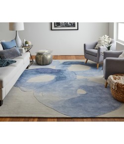 Feizy Anya 8887F BLUE Area Rug 10 ft. X 14 ft. Rectangle