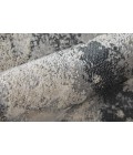 Feizy Astra Industrial Abstract, Gray/Ivory, 8' x 10' Area Rug