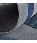 Nash Area Rug Feizy Nash Luxury & Glam Geometric, Blue/Ivory/Gray, 12' x 15' Area Rug