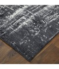 Coda Area Rug Feizy Coda Industrial Abstract, Black/White, 2' x 3' Accent Rug