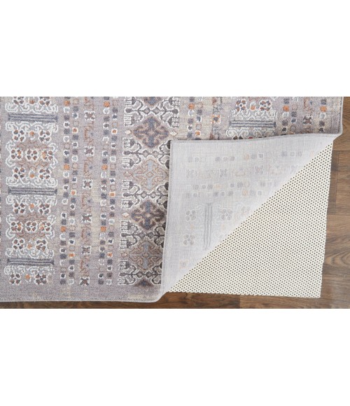 Francisco Area Rug Feizy Francisco Southwestern Tribal Rug, Orange/Gray, 12' x 15' Area Rug