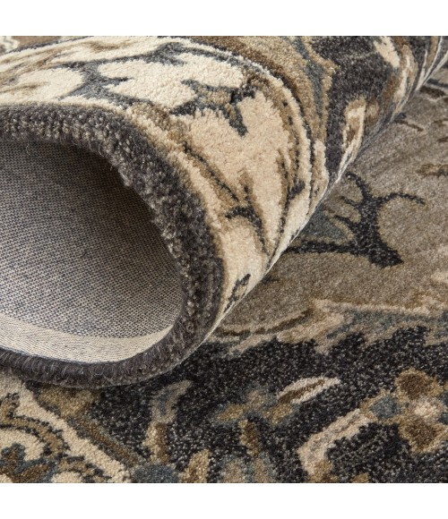 Eaton Area Rug Feizy Eaton French & Victorian Bordered, Blue/Gray/Taupe, 9'-6" x 13'-6" Area Rug