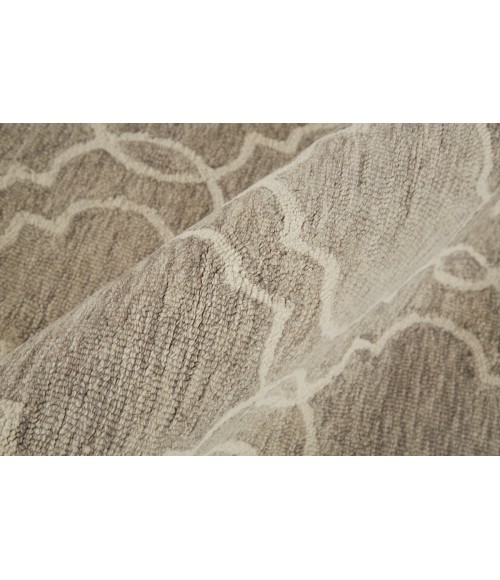 Feizy Belfort Cottage Trellis & Lattice, Gray/Ivory, 10' x 14' Area Rug