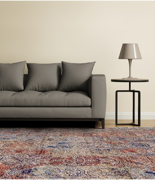 Emerson Area Rug Feizy Emerson Bohemian & Eclectic Southwestern, Red/Ivory, 1'-8" x 2'-10" Accent Rug