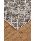 Kano Area Rug Feizy Kano Casual Diamond, Ivory/Gray/Taupe, 8'-9" x 8'-9" Round Rug