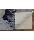 Gaspar Area Rug Feizy Gaspar Industrial Abstract, Blue/Gray/Ivory, 5'-2" x 7'-2" Area Rug