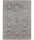 Feizy Macklaine Distressed Metallic Rug, Ivory/Silver Gray, 5ft x 8ft Area Rug