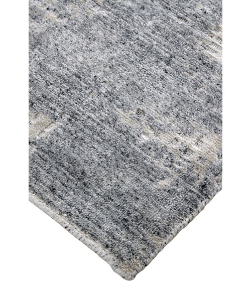 Langford Area Rug Feizy Langford Casual Abstract, Silver/Gray, 5' x 8' Area Rug