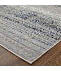 Feizy Macklaine Bohemian & Eclectic Distressed, Taupe/Black/Ivory, 12' x 15' Area Rug