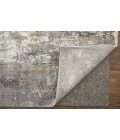 Feizy Cadiz Casual Abstract, Ivory/Gray/Gold, 13' x 20' Area Rug