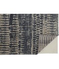 Feizy Palomar Luxe Hand-Knot Abstract Accent Rug, Denim Blue, 2ft x 3ft