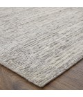 Feizy Brighton Casual Abstract, Ivory/Taupe/Silver, 2' x 3' Accent Rug
