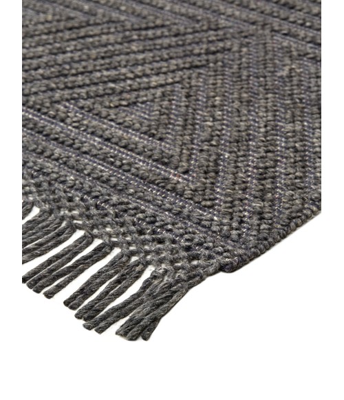 Feizy Phoenix Farmhouse Geometric, Gray, 7'-9" x 9'-9" Area Rug