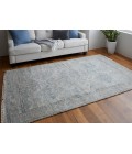 Caldwell Area Rug Feizy Caldwell Vintage Oriental, Blue/Gray/Taupe, 9' x 12' Area Rug