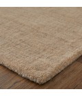 Feizy Luna Casual Solid, Tan, 8' x 11' Area Rug