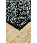 Azeri Area Rug Feizy Azeri Bohemian & Eclectic Damask, Black/White, 7'-10" x 11' Area Rug