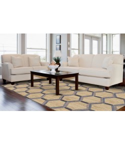 Feizy Bermuda 0750F NATURAL/BLUE GRAY Area Rug 4 ft. X 6 ft. Rectangle