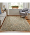 Feizy Carrington Vintage Oriental, Gray/Gold/Pink, 9'-6" x 13'-6" Area Rug