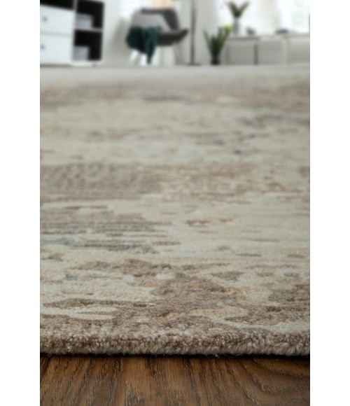 Feizy Zarah Bohemian & Eclectic Abstract, Brown/Tan/Black, 3'-6" x 5'-6" Accent Rug