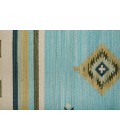 Dharma Area Rug Feizy Dharma Southwestern, Blue/Green/Tan, 8' x 10' Area Rug