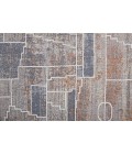 Feizy Francisco Southwestern Graphic Rug, Blue/Orange, 12' x 15' Area Rug