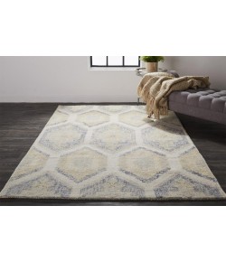 Feizy Arazad 8511F GRAY/YELLOW Area Rug 3 ft. 6 in. X 5 ft. 6 in. Rectangle