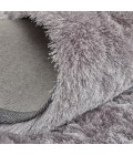 Feizy Indochine Luxury & Glam Solid, Purple, 8' x 8' Round Rug