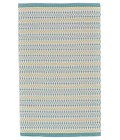 Feizy Naim Vintage Geometric, Ivory/Blue/Green, 8' x 10' Area Rug