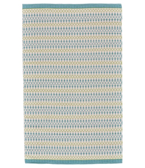 Feizy Naim Vintage Geometric, Ivory/Blue/Green, 8' x 10' Area Rug