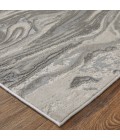 Prasad Area Rug Feizy Prasad Casual Watercolor, Gray/Ivory/Silver, 8' x 11' Area Rug