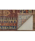 Fillmore Area Rug Feizy Fillmore Bohemian & Eclectic Geometric, Red/Green/Blue, 2'-6" x 12' Runner