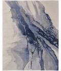 Feizy Clio Industrial Abstract, Blue/Gray/Ivory, 9' x 12' Area Rug