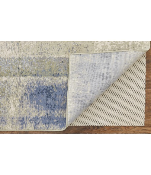 Clio Area Rug Feizy Clio Casual Abstract, Blue/Green/Ivory, 5' x 7'-6" Area Rug
