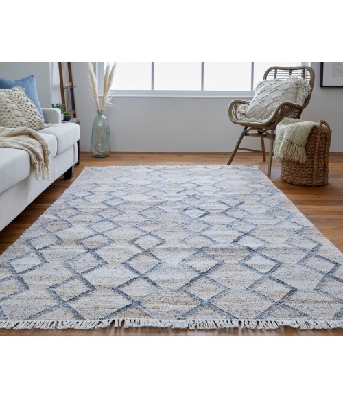 Feizy Beckett Gray/Ivory/Tan 8900771F 8 ft. X 10 ft. Rect. Rug