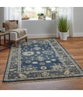 Feizy Fillmore Classic Floral & Botanical, Blue/Gray, 2' x 3' Accent Rug