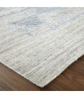 Feizy Elias Over Tufted Space Dyed Rug, Light Blue/Gray, 2ft x 3ft Accent Rug