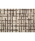Feizy Maddox Modern Tufted Architectural Rug, Light Taupe/Chocolate Brown, 5ft x 8ft
