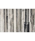 Feizy Micah Industrial Abstract, Silver/Gray/Black, 3'-11" x 6' Accent Rug