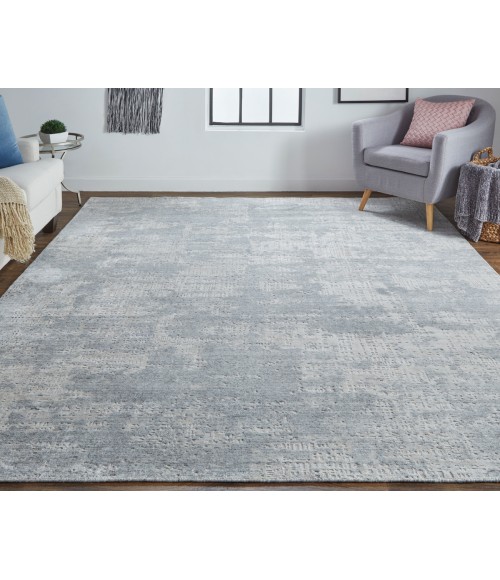 Langford Area Rug Feizy Langford Casual Abstract, Silver/Gray, 5' x 8' Area Rug