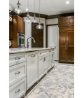 Saphir Zam Area Rug Feizy Saphir Zam Casual Floral & Botanical, Tan/Gray, 2'-6" x 8' Runner