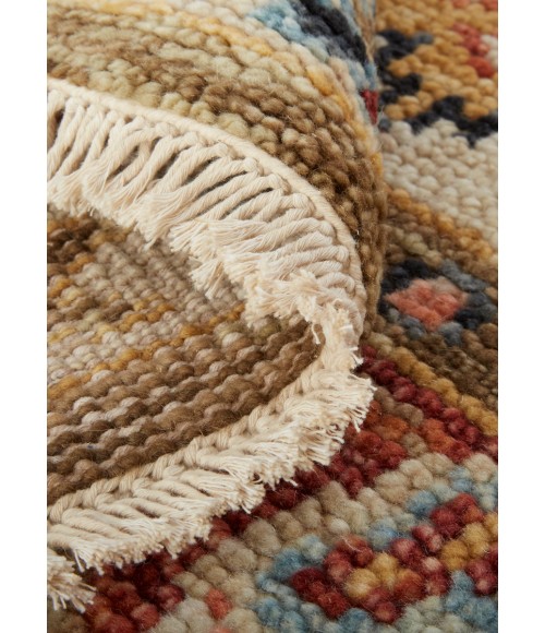 Carrington Area Rug Feizy Carrington Vintage Oriental, Ivory/Red/Blue, 2' x 3' Accent Rug