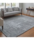 Feizy Eastfield Casual Abstract, Gray, 5' x 8' Area Rug