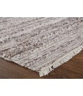 Feizy Alden Contemporary Bohemian Shag Rug, Ivory/Rustic Brown, 10ft x 14ft Area Rug
