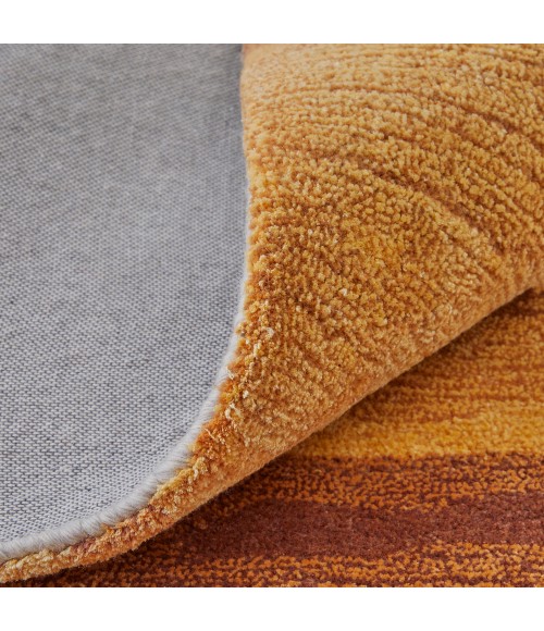 Feizy Anya Industrial Abstract, Red/Orange/Ivory, 10' x 14' Area Rug