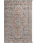 Feizy Marquette Rustic Persian Farmhouse Rug, Rust/Denim Blue, 2ft - 8in x 8ft, Runner