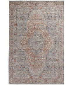 Feizy Marquette 3778F RUST/BLUE Area Rug 9 ft. 6 in. X 12 ft. 7 in. Rectangle