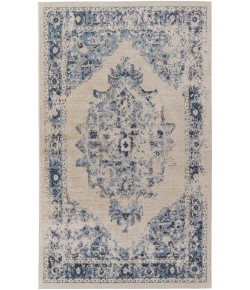 Feizy Camellia 39KLF IVORY/BLUE Area Rug 8 ft. X 10 ft. Rectangle