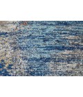 Feizy Edgemont Casual Abstract, Ivory/Blue, 6'-7" x 9'-6" Area Rug