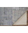 Feizy Eastfield Casual Abstract, Blue/Ivory/Gray, 9' x 12' Area Rug