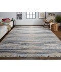Beckett Area Rug Feizy Beckett Moroccan, Gray/Tan/Silver, 9' x 12' Area Rug